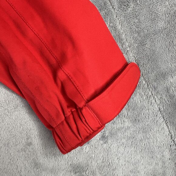 REI Elements E1 Jacket Womens Medium Red Hooded Softshell Full Zip Pit Zips - Picture 2 of 16